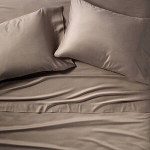 Luxury Taupe king pillowcase Set
